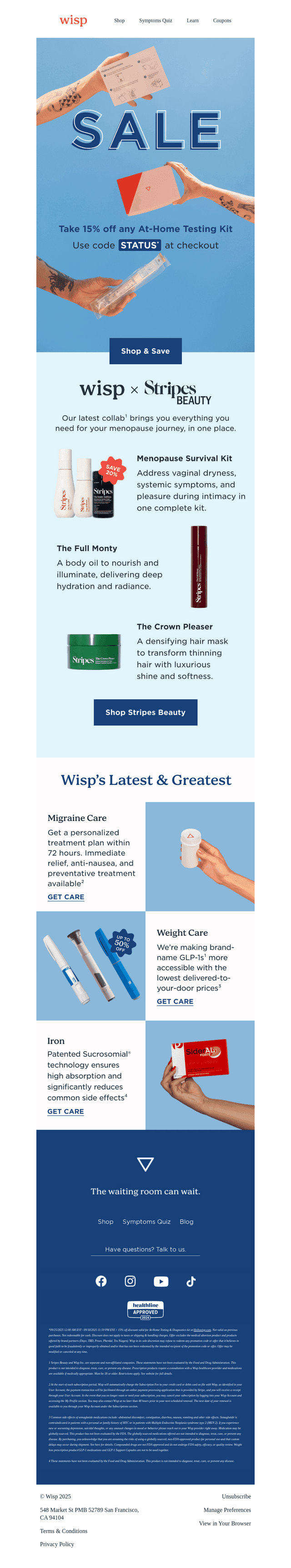 ICYMI: 15% Off At-Home Testing Kits + More 🪩