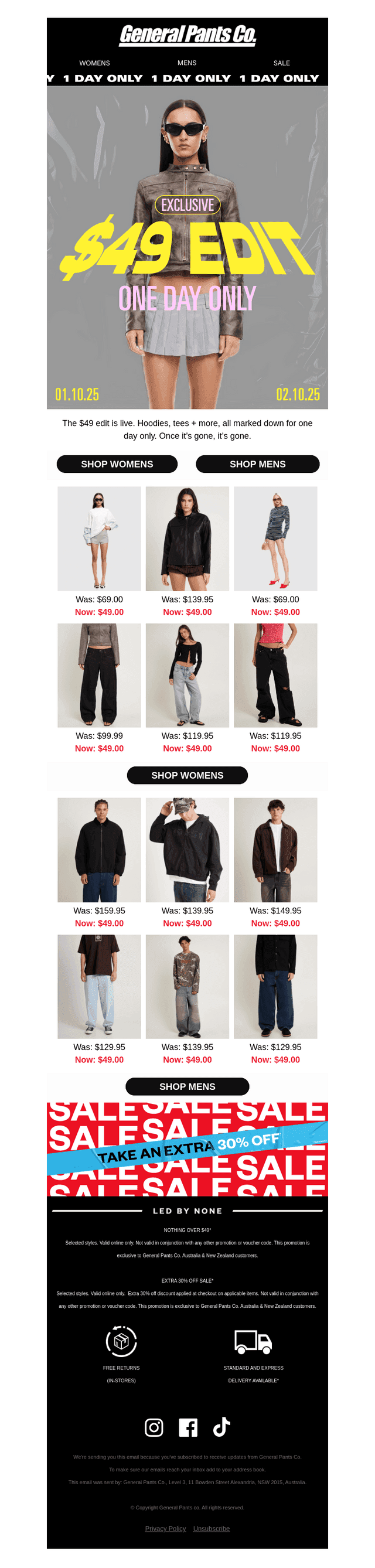 EXCLUSIVE: NOTHING OVER $49 ⚡