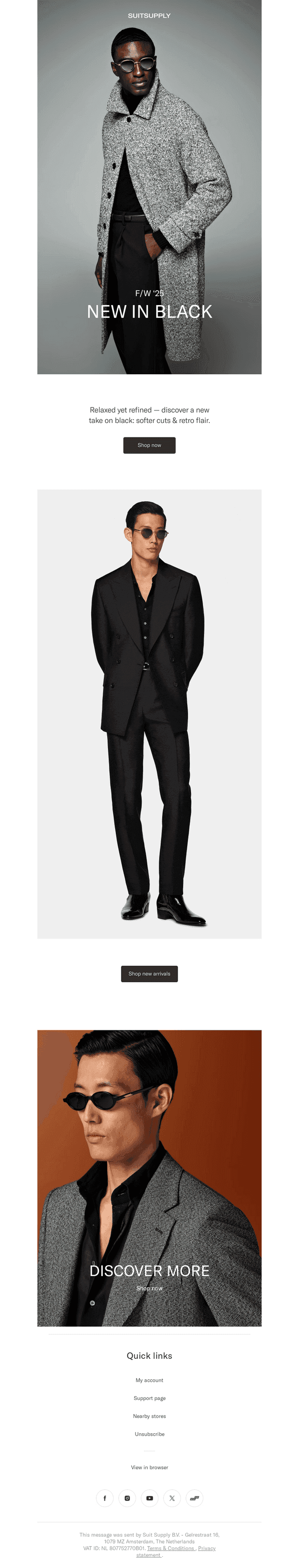 New Arrivals In Timeless Black
