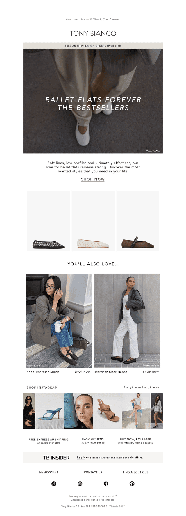 BALLET FLATS FOREVER
