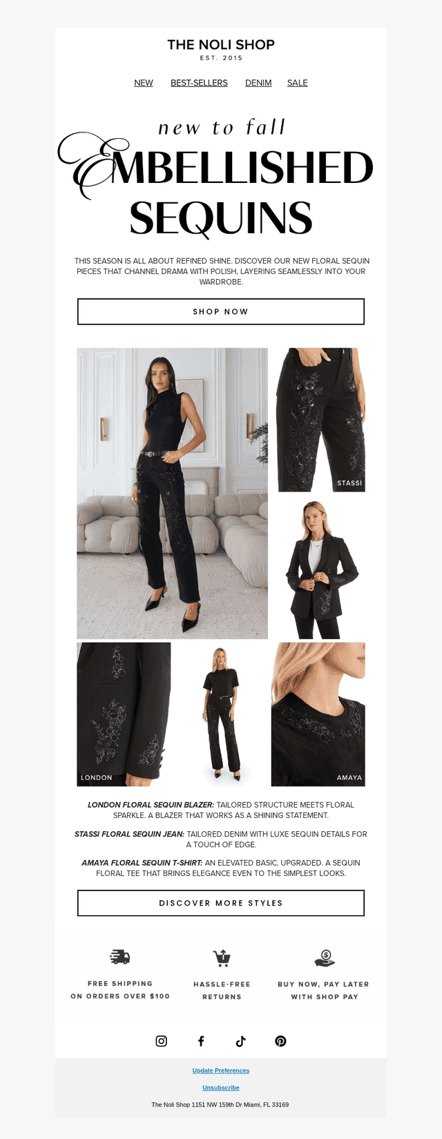 THE MOST GLAMOROUS JEAN WE’VE EVER CREATED 🖤