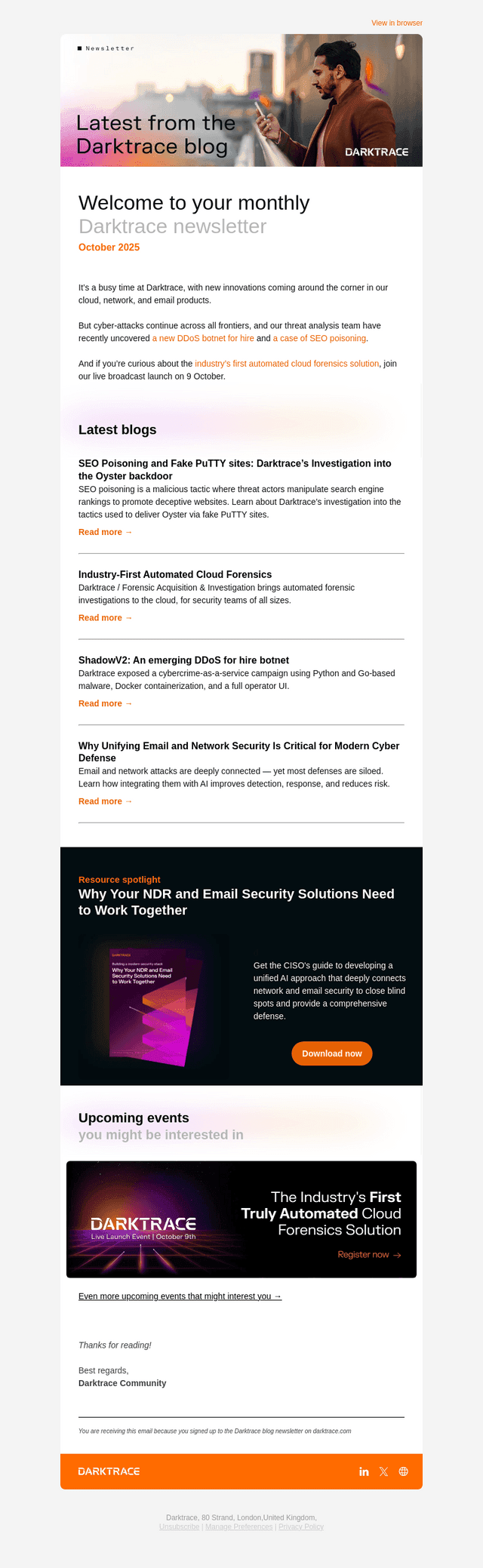 SEO poisoning, DDos-for-hire botnets, and automated cloud forensics