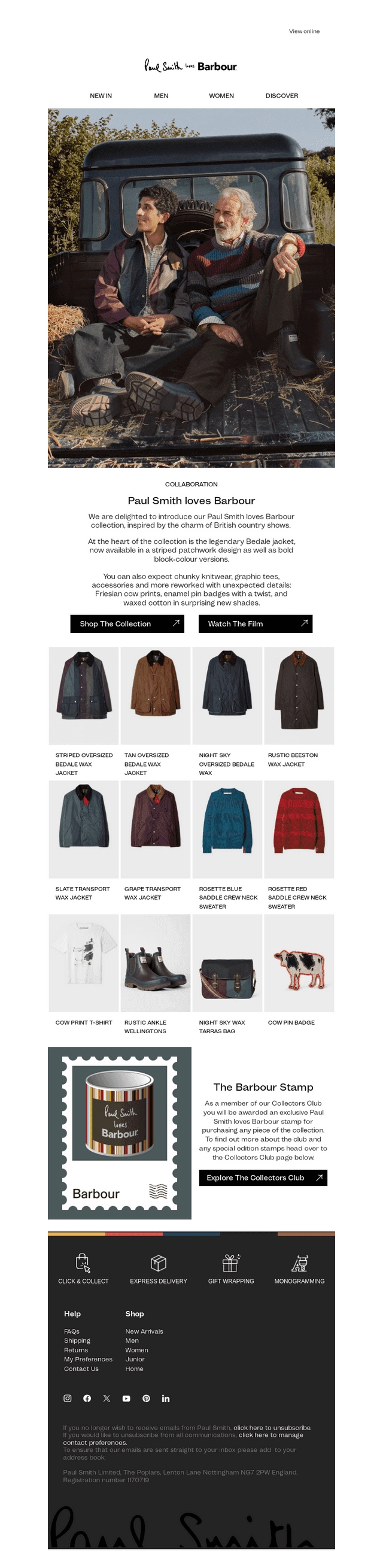 Introducing Paul Smith Loves Barbour