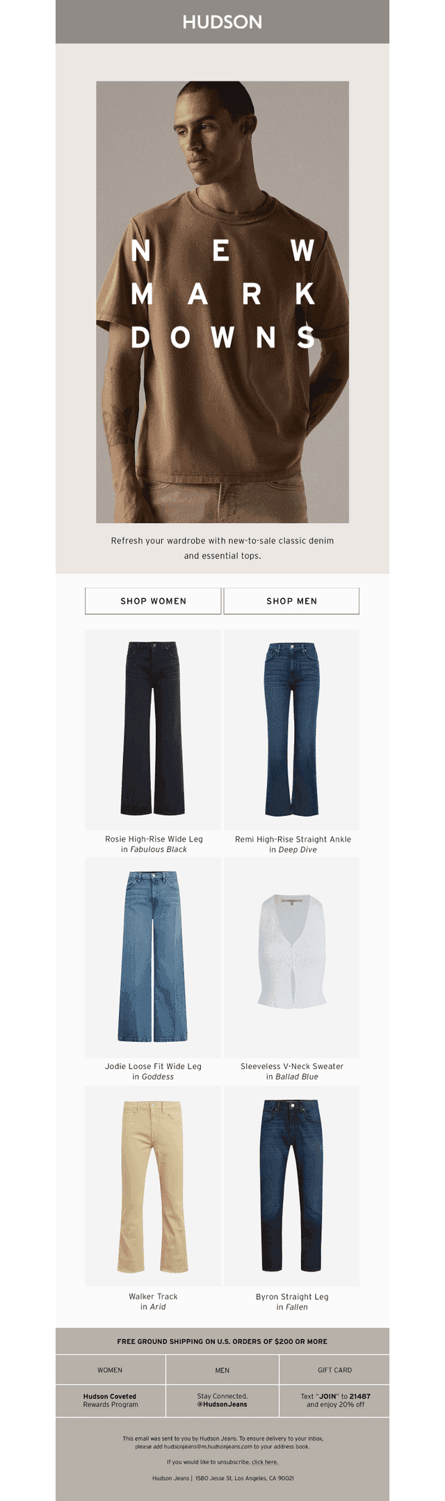 New Markdowns Just In