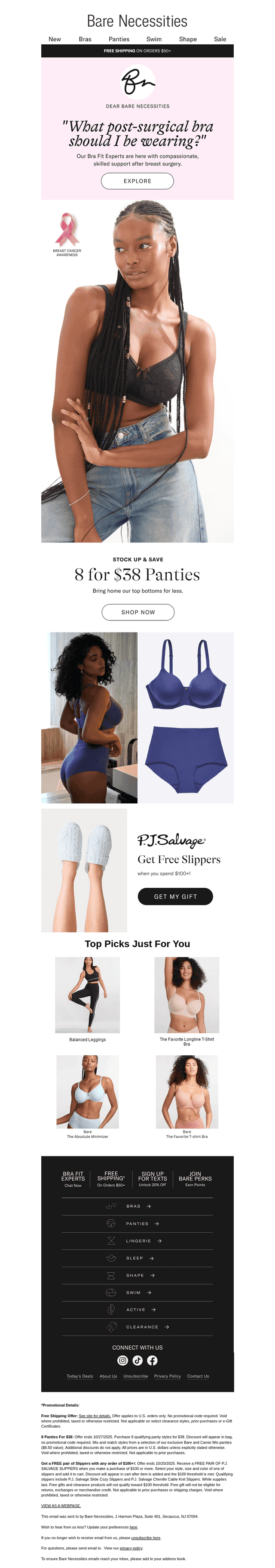 Support After Surgery: Our Bra Fit Experts Can Help