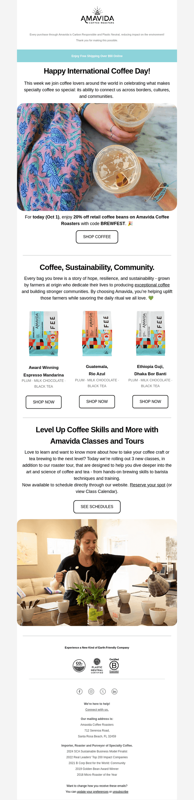 🎉☕️Get 20% Off This Coffee Day!