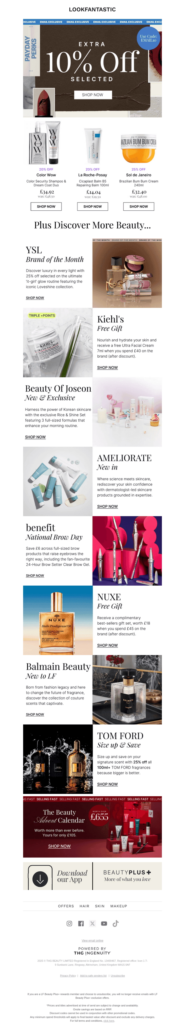 Email Exclusive: Extra 10% Off
