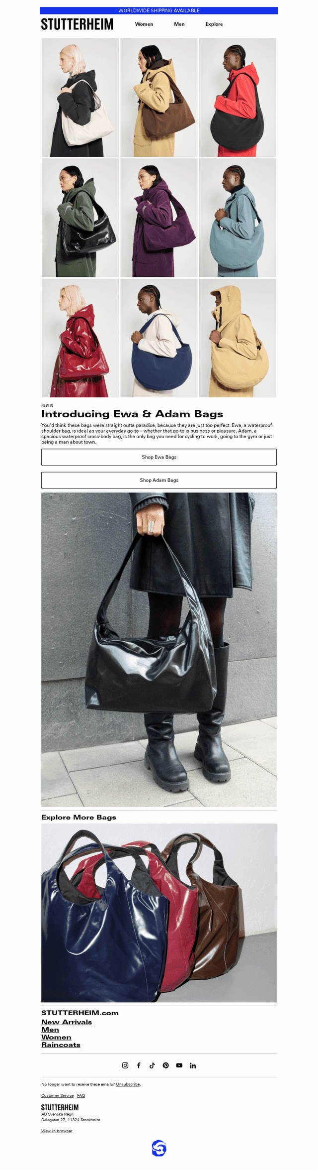 Introducing Ewa & Adam Bags