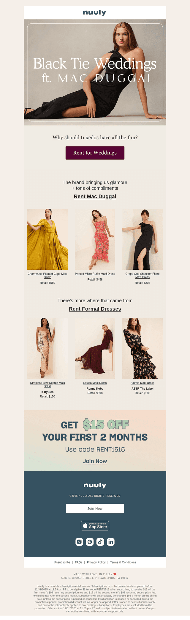 BLACK TIE MANDATORY FT. MAC DUGGAL
