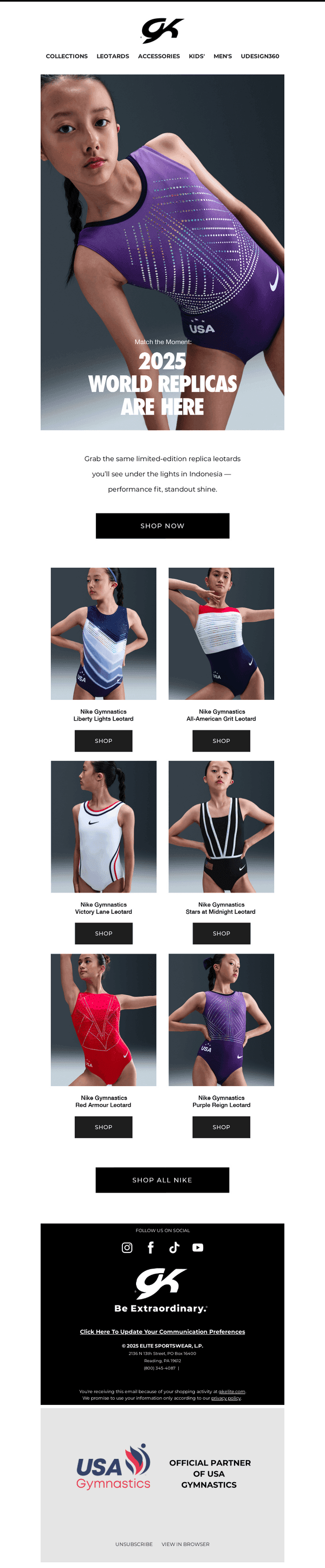 World Stage Ready: Nike Replicas