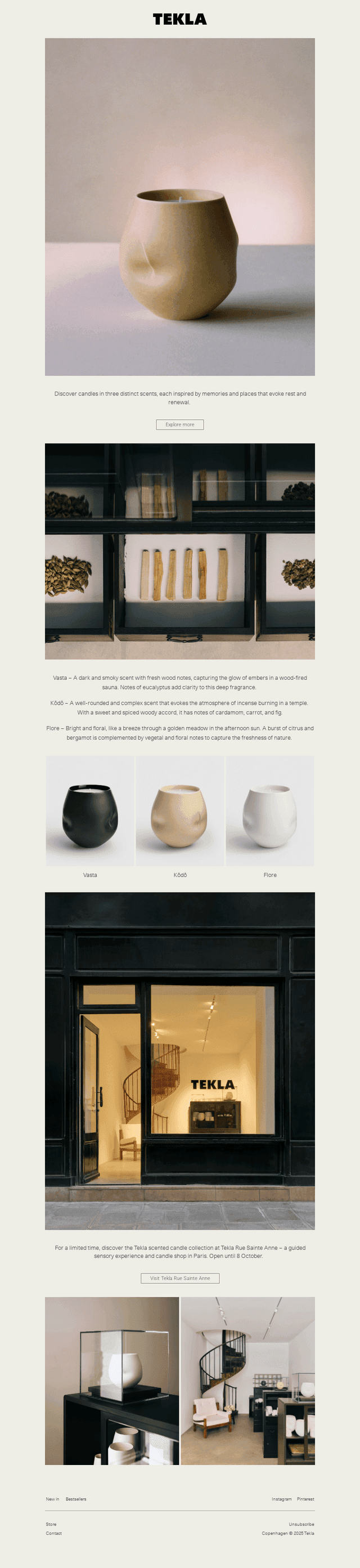 Discover the scented candle collection