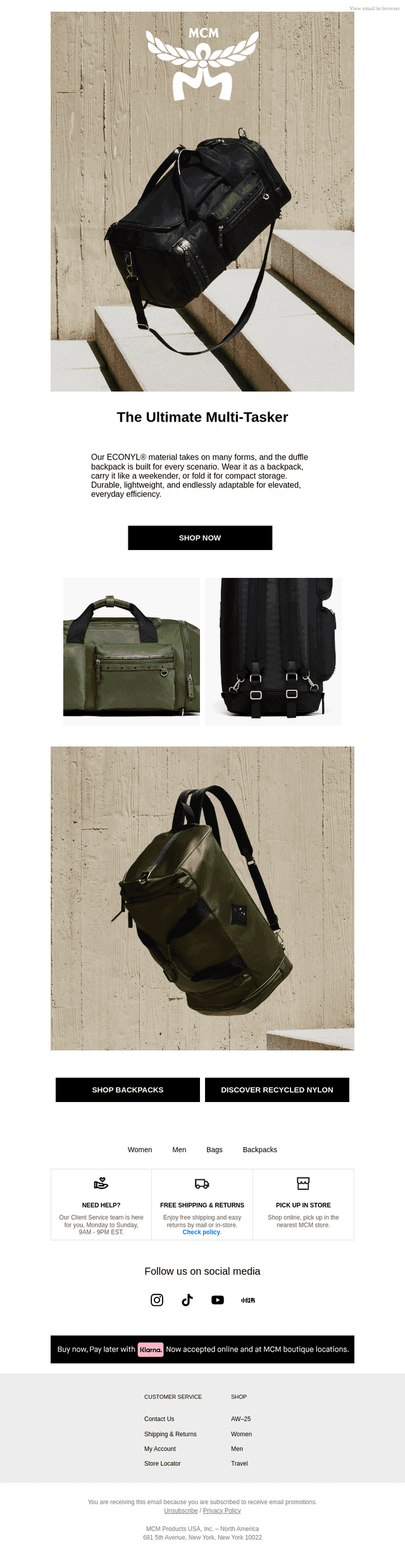 Spotlight On the ECONYL® Backpack