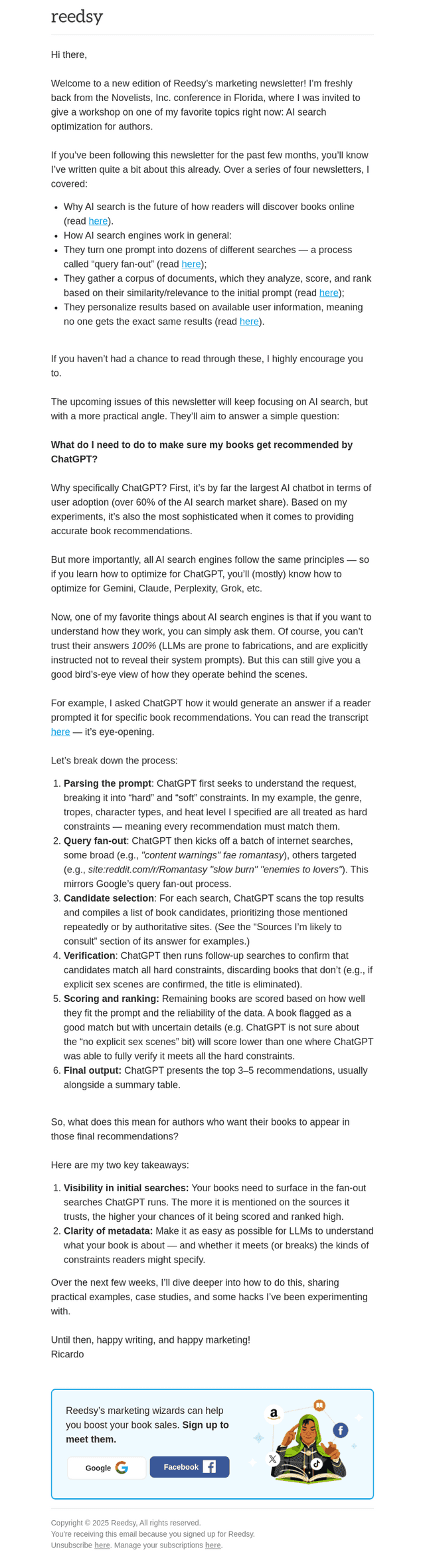 Making your books visible on ChatGPT