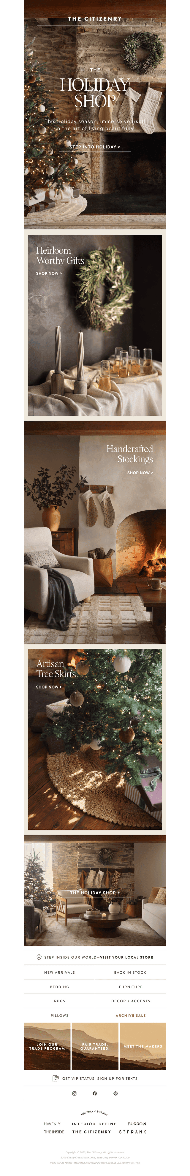 Now Open: The Holiday Shop