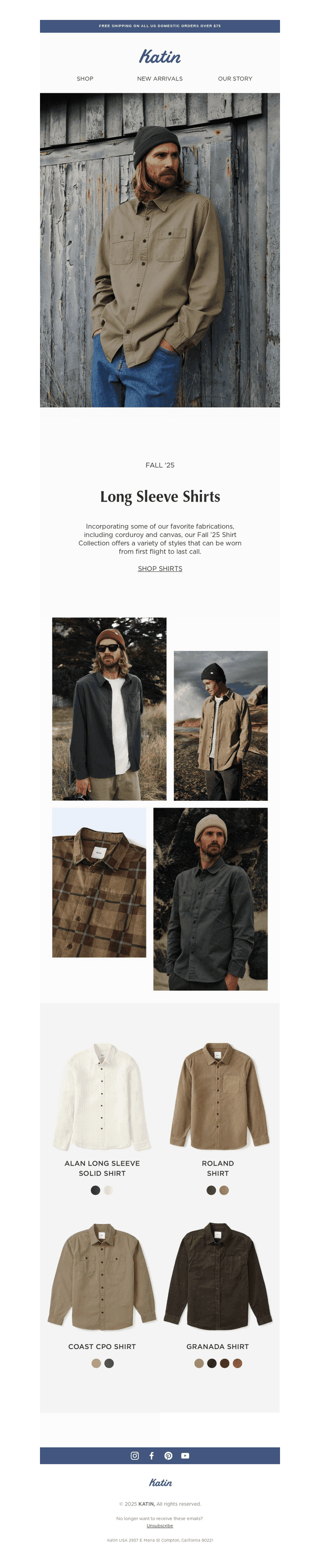 Fall '25 Long Sleeve Shirts