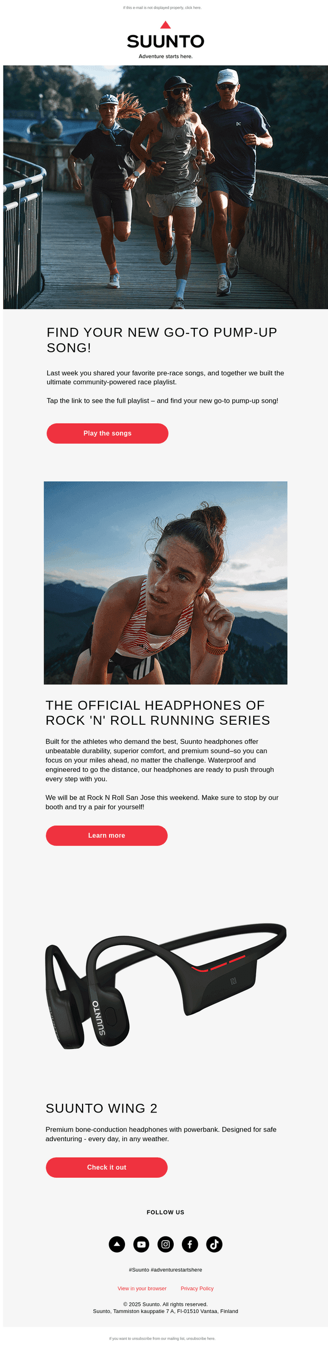 Community-powered pre-race tunes
