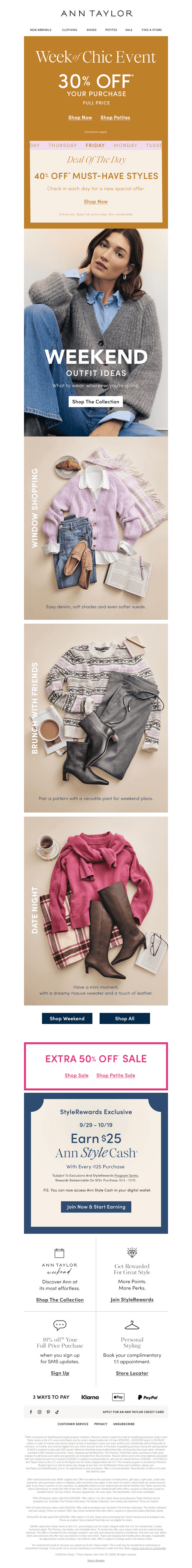Must-Have Styles. 40% Off. Today Only.
