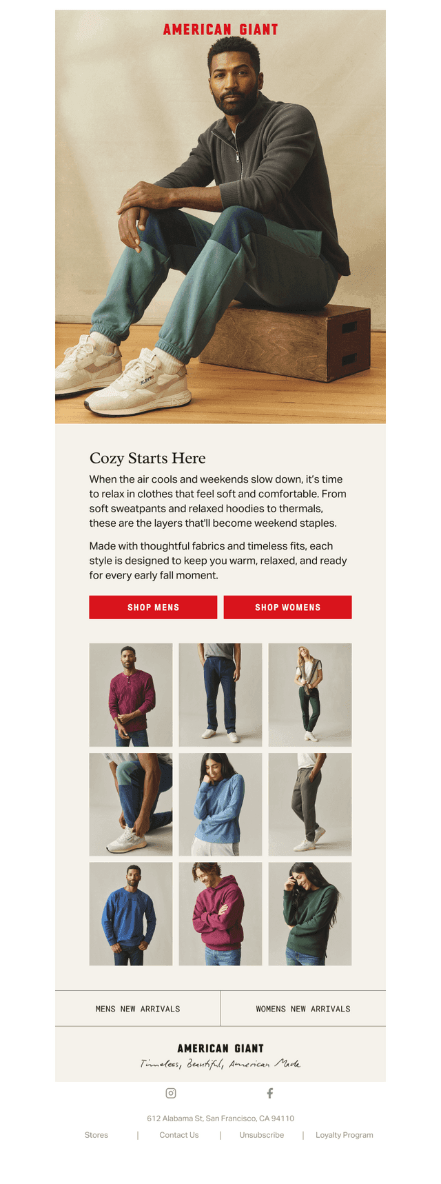 Relaxed Styles for Downtime
