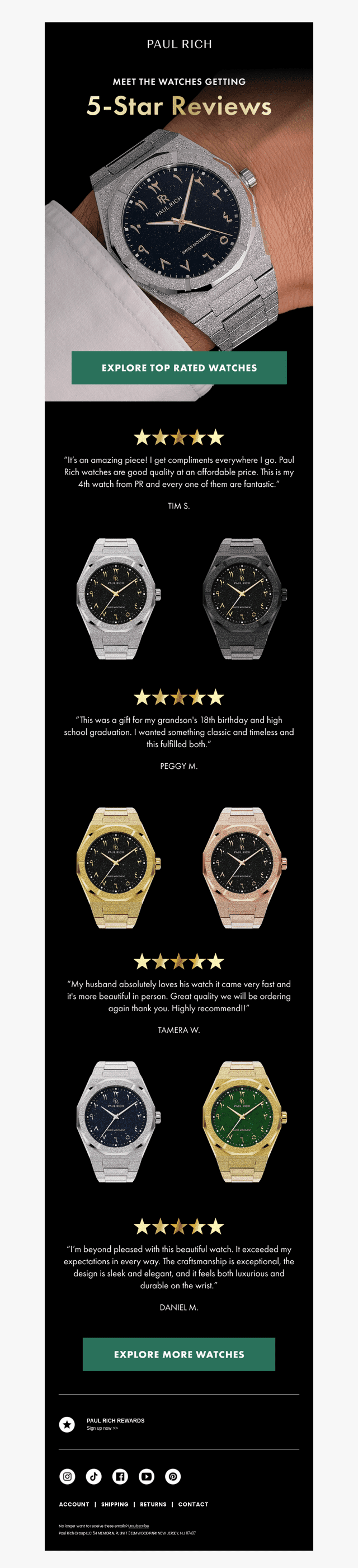 ⭐⭐⭐⭐⭐ 5 STARS. EVERY TIME.