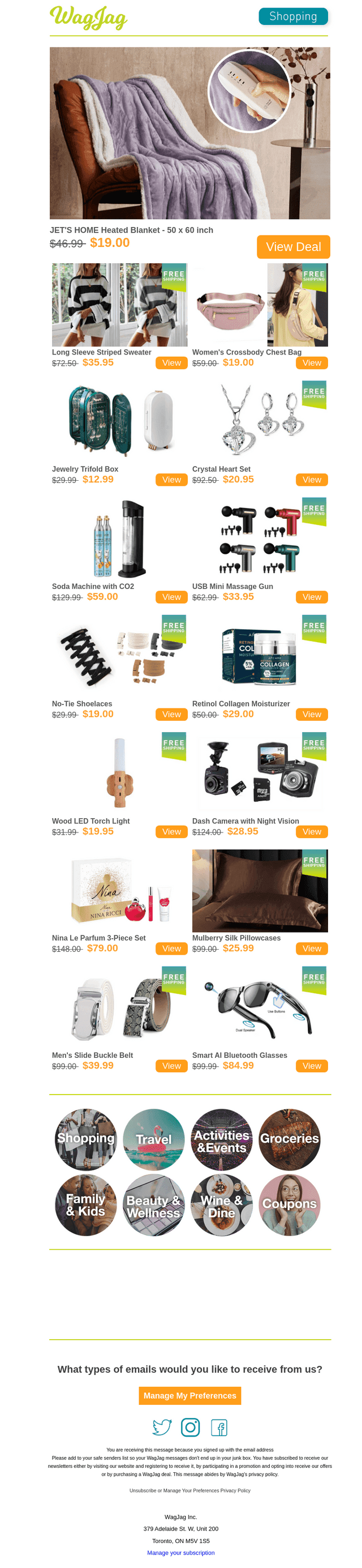 $19 for a Heated Blanket