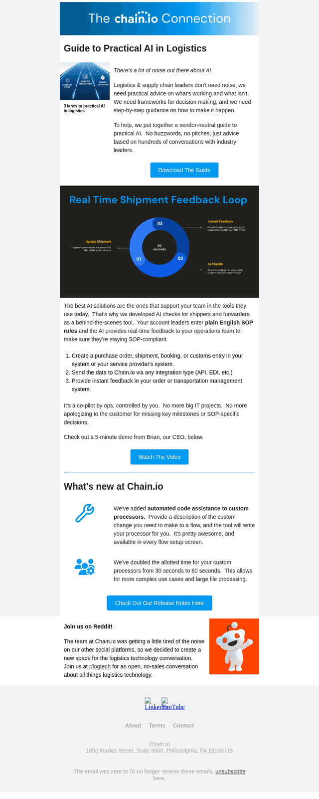 Chain.io Connection - October 2025