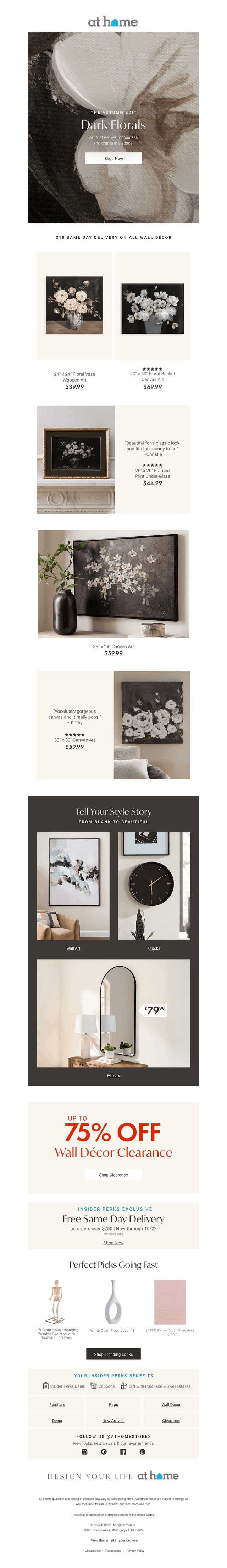 An artful new take on florals