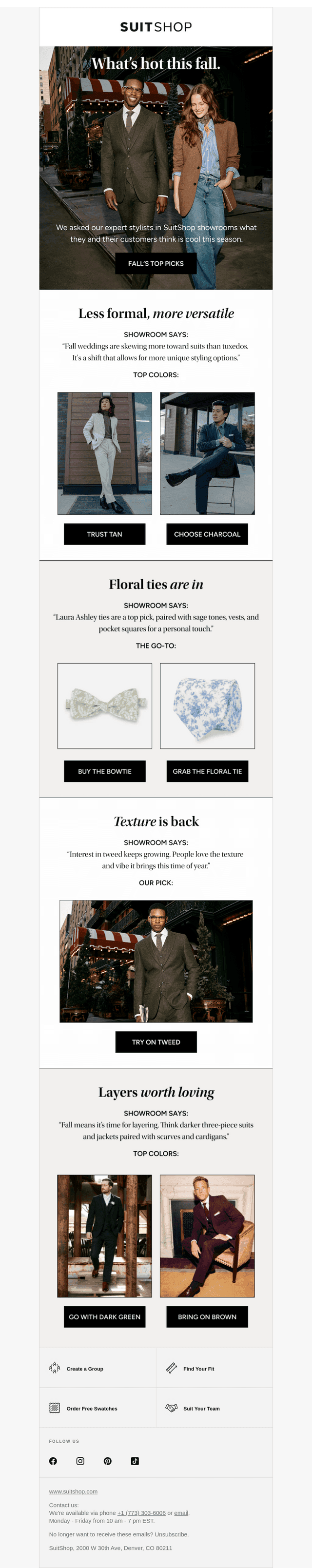 Straight from the Showroom: Fall Trends