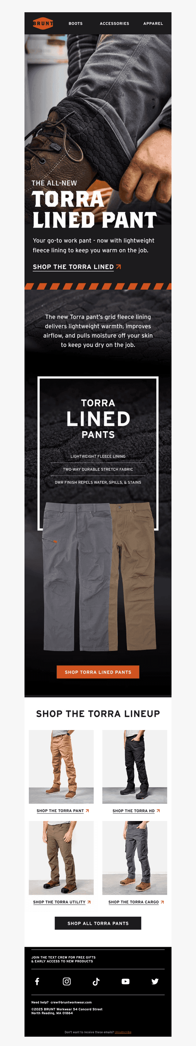 The Torra Lined Pant is here