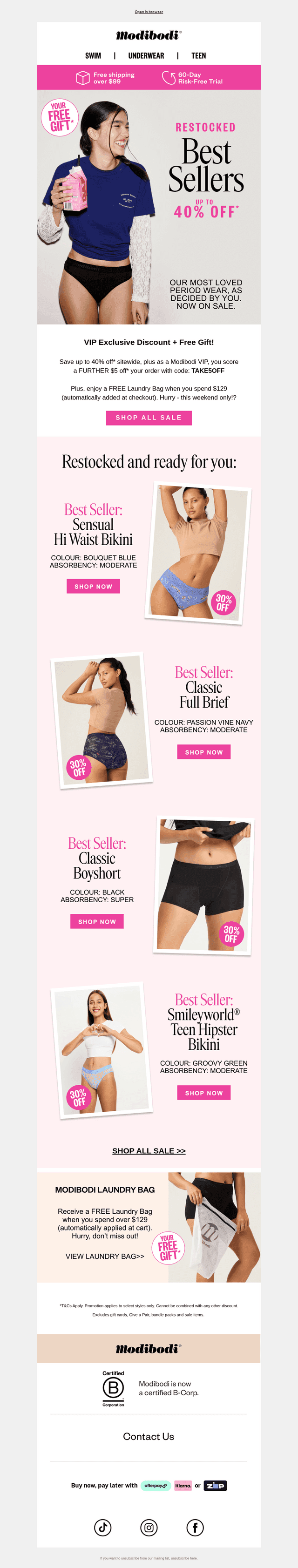 🎁 Up to 40% off + Your FREE gift