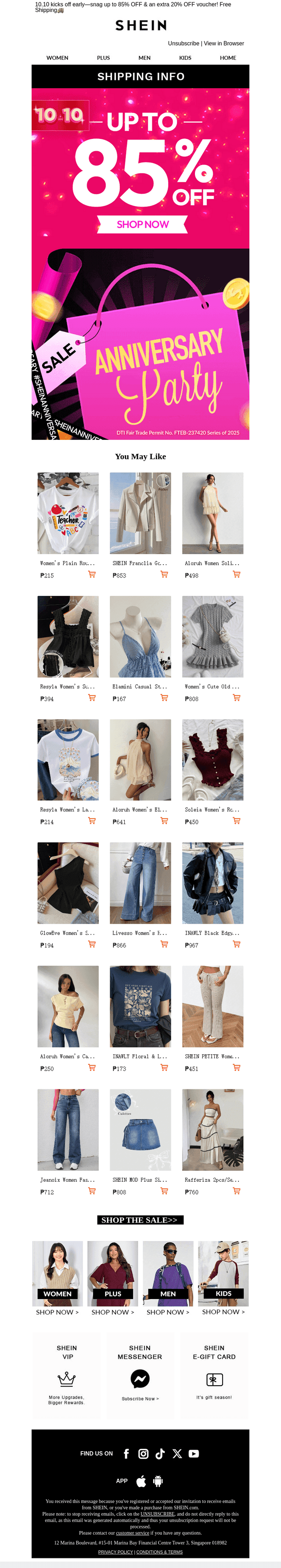 ❤️SHEIN Anniversary Treats!