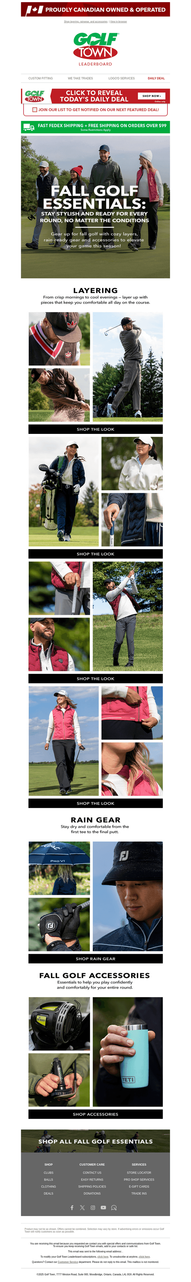 Tee off in style this fall 🍂⛳
