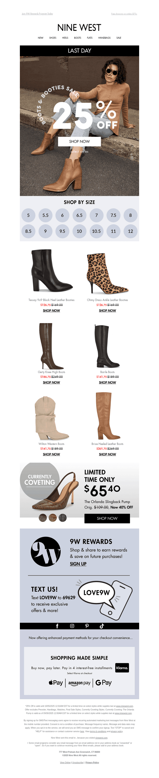 Last Chance! 25% Off Boots & Booties