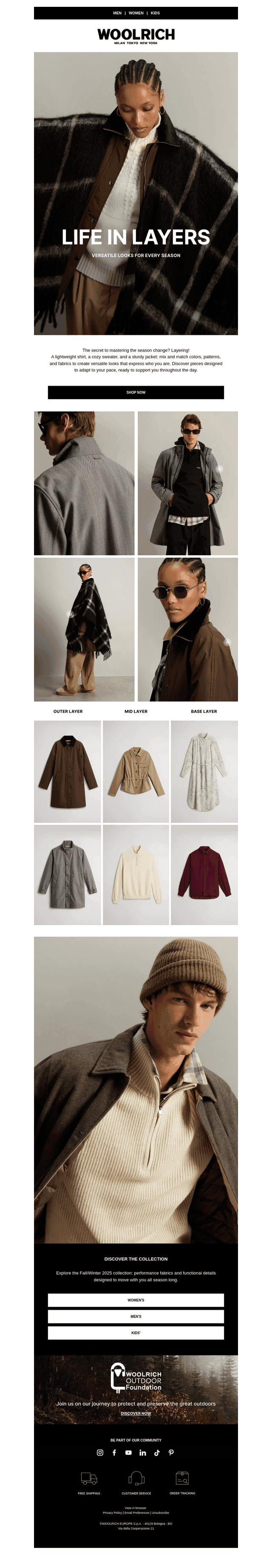 Seasonal shift? Layering is the solution