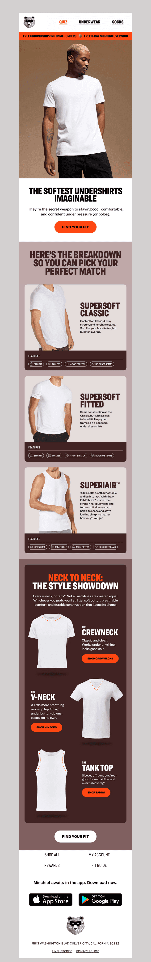 Not All Undershirts Are Created Equal