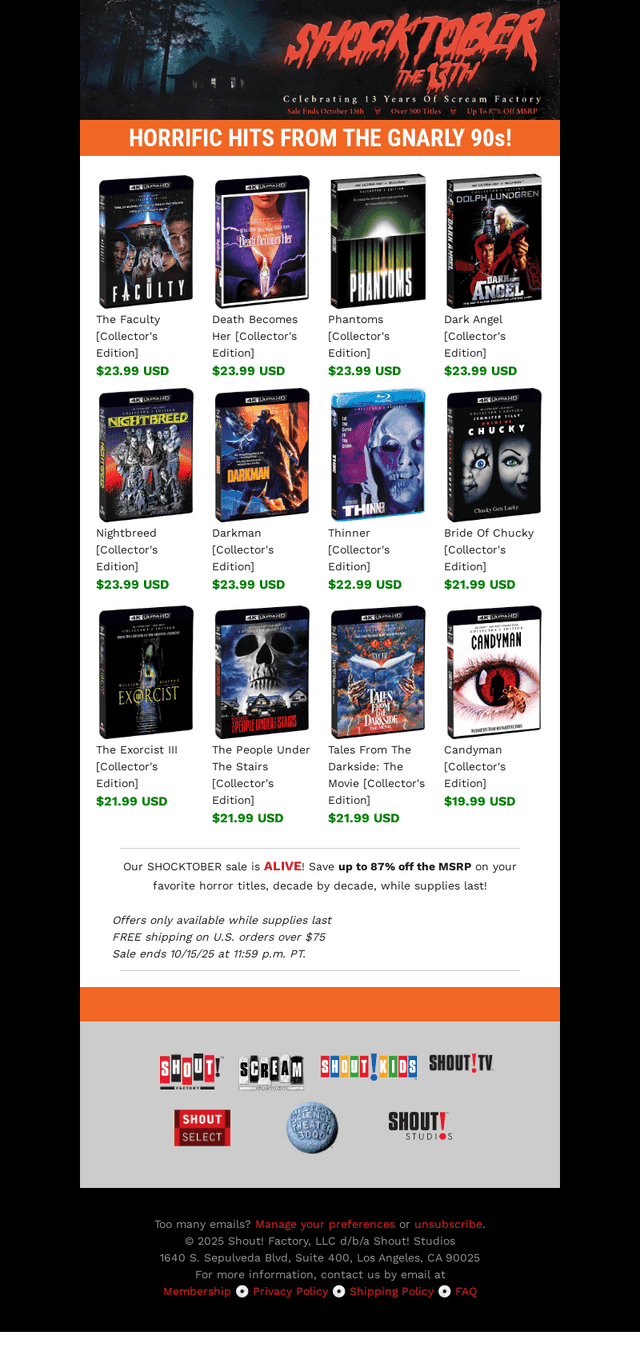 SHOCKTOBER: It Came From The '90s!