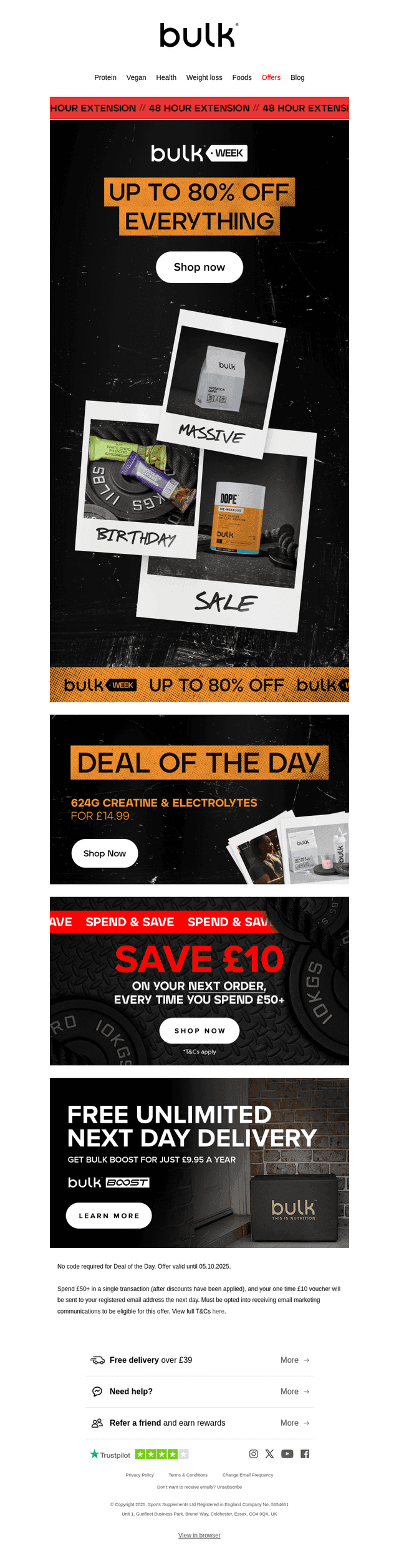 48HR EXTENSION: SAVE Up to 80% Off