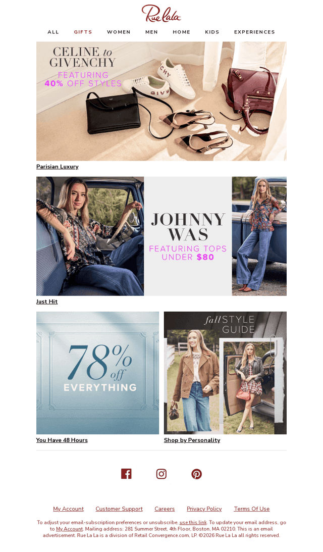 ✦ CELINE to Givenchy w/ 40% Off Styles ✦