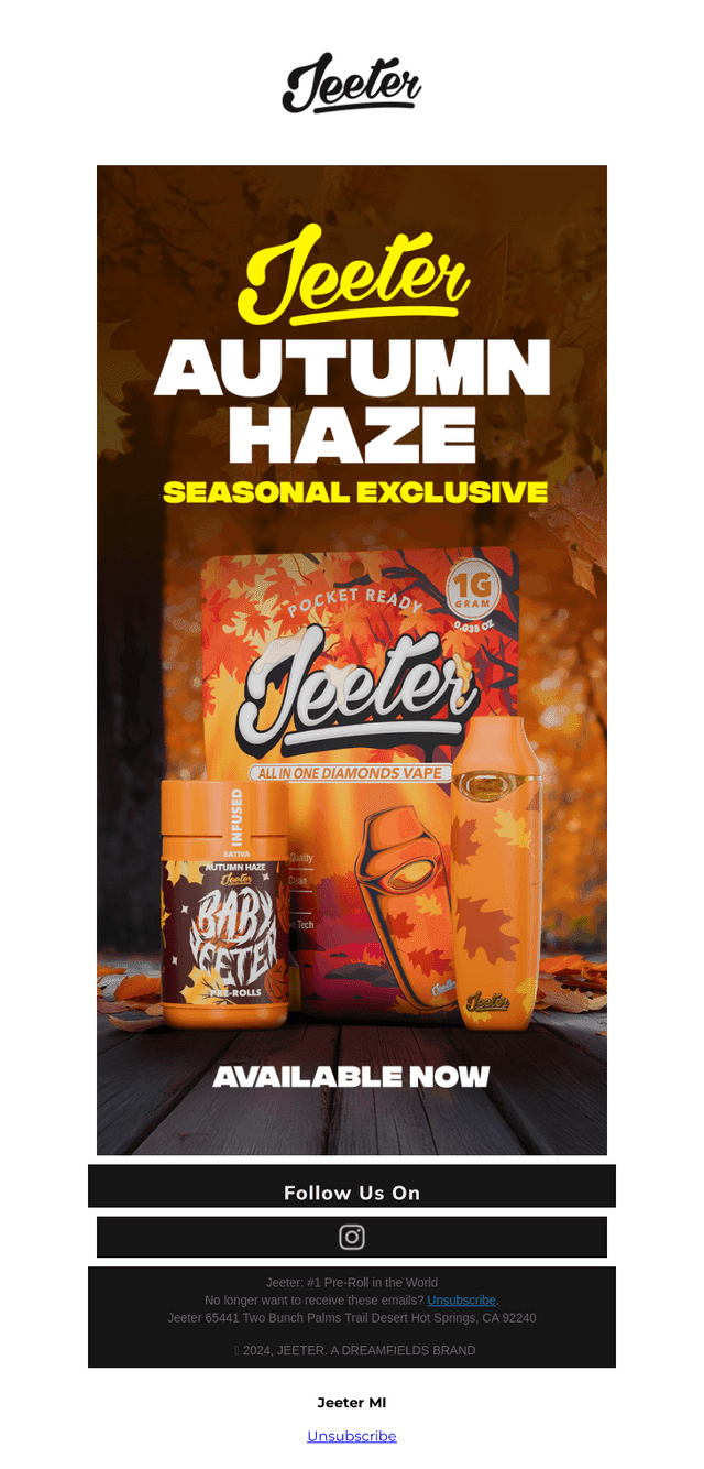 Autumn Haze has Arrived!