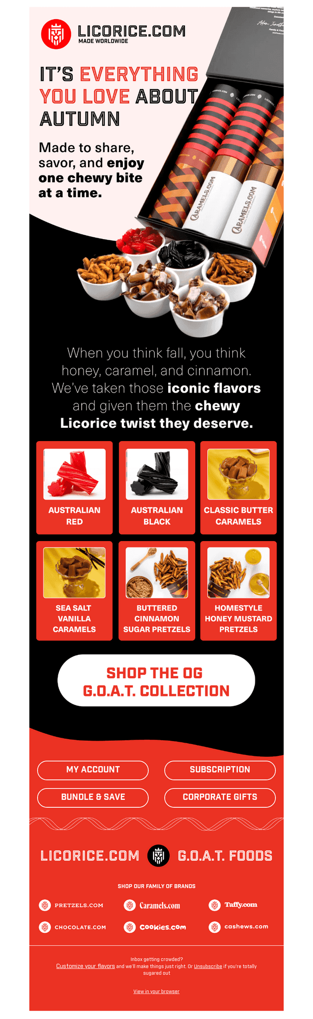 Fall Favorite Flavors in One Box