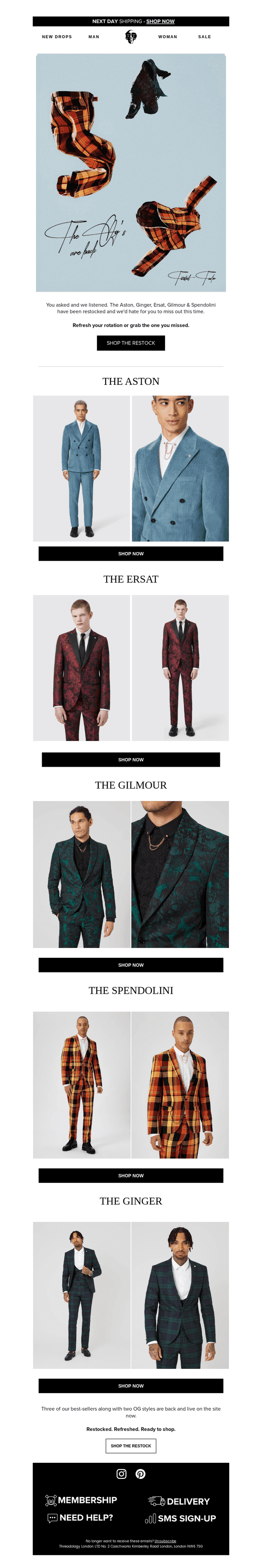 Back by Popular Demand. Shop the Restock!