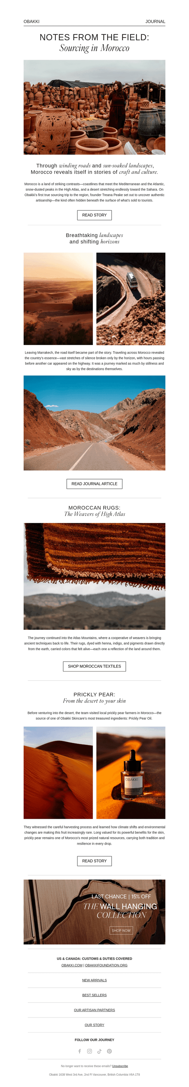 From the Field: Sourcing in Morocco