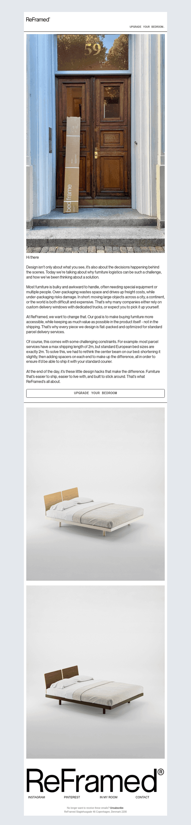 Furniture logistics can be a challenge