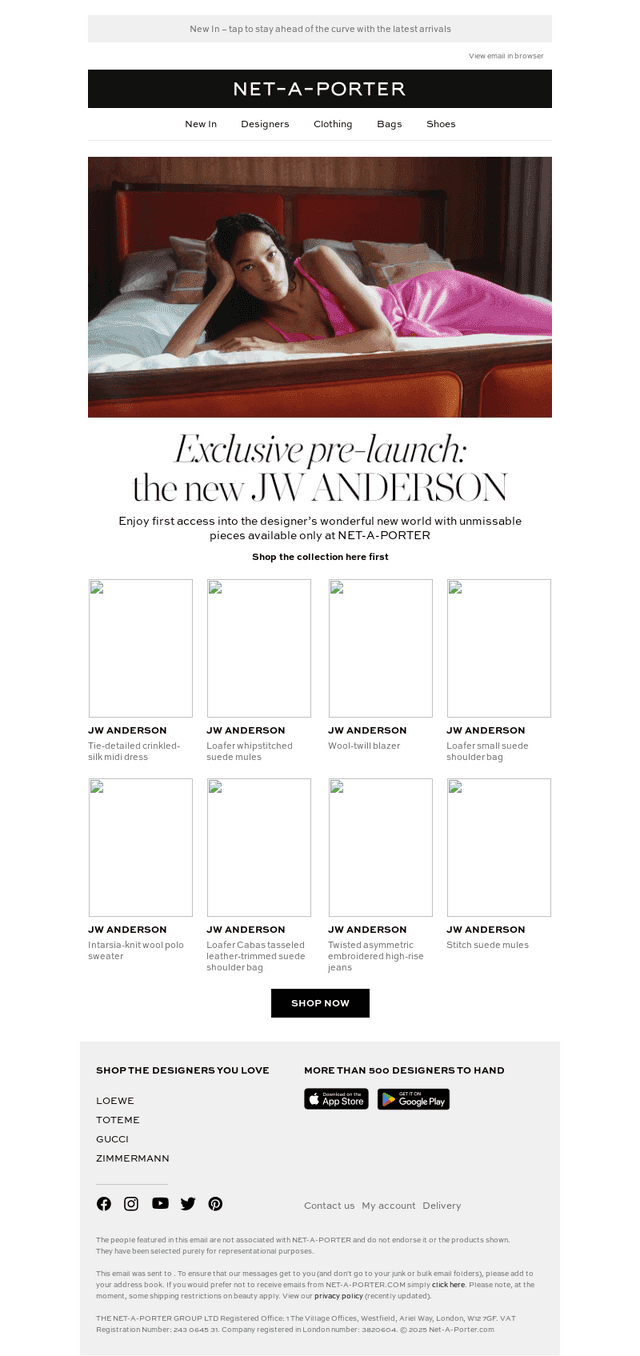 Exclusive pre-launch: JW ANDERSON