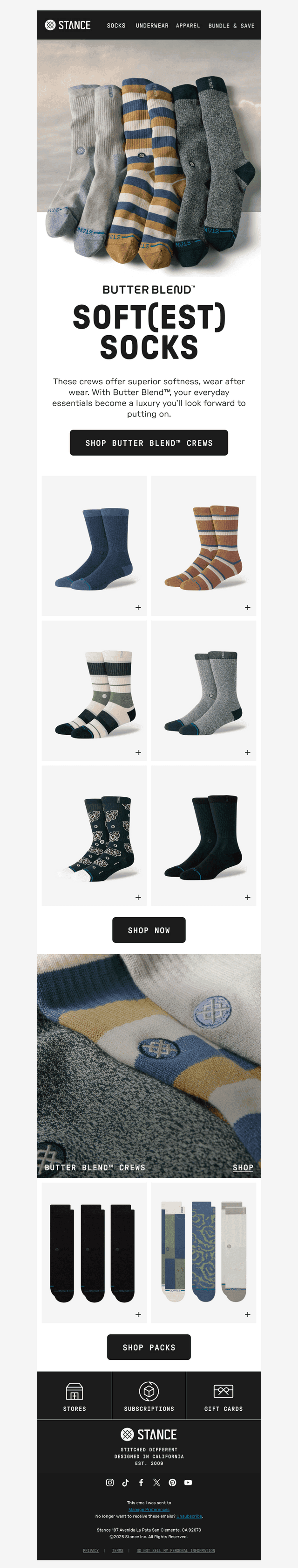 Butter Blend™ Crew Socks: The Softest Step Yet ☁️