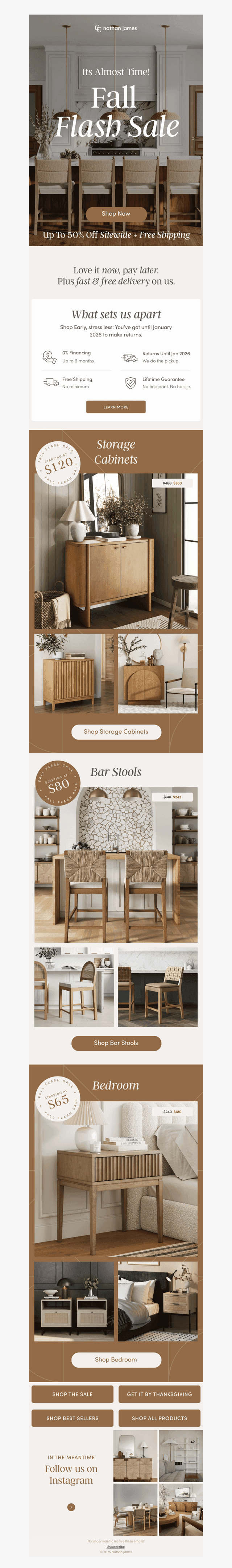 Fall Flash Sale Starts Tomorrow
