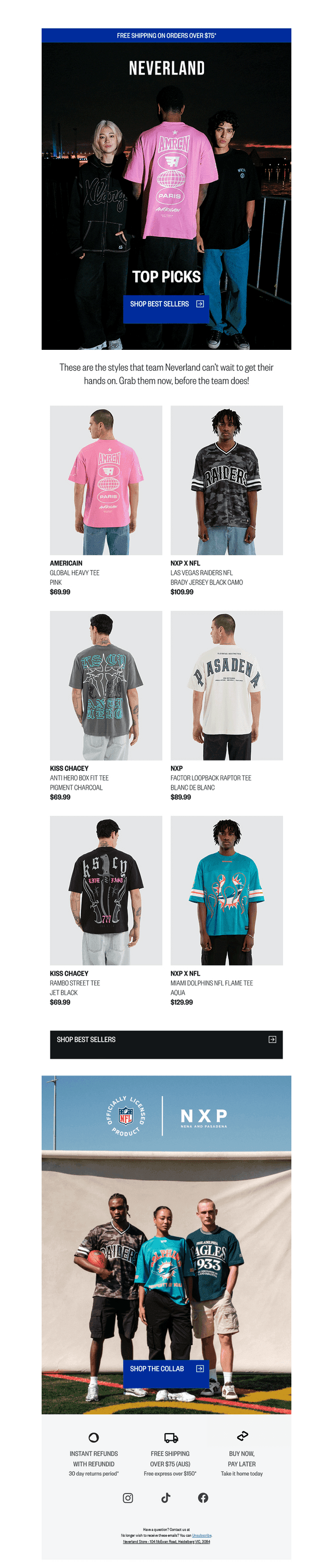 Top picks from team Neverland