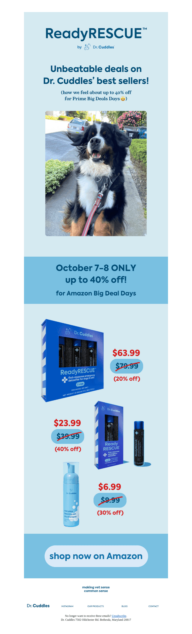 Up to 40% off ReadyRESCUE Oct 7-8