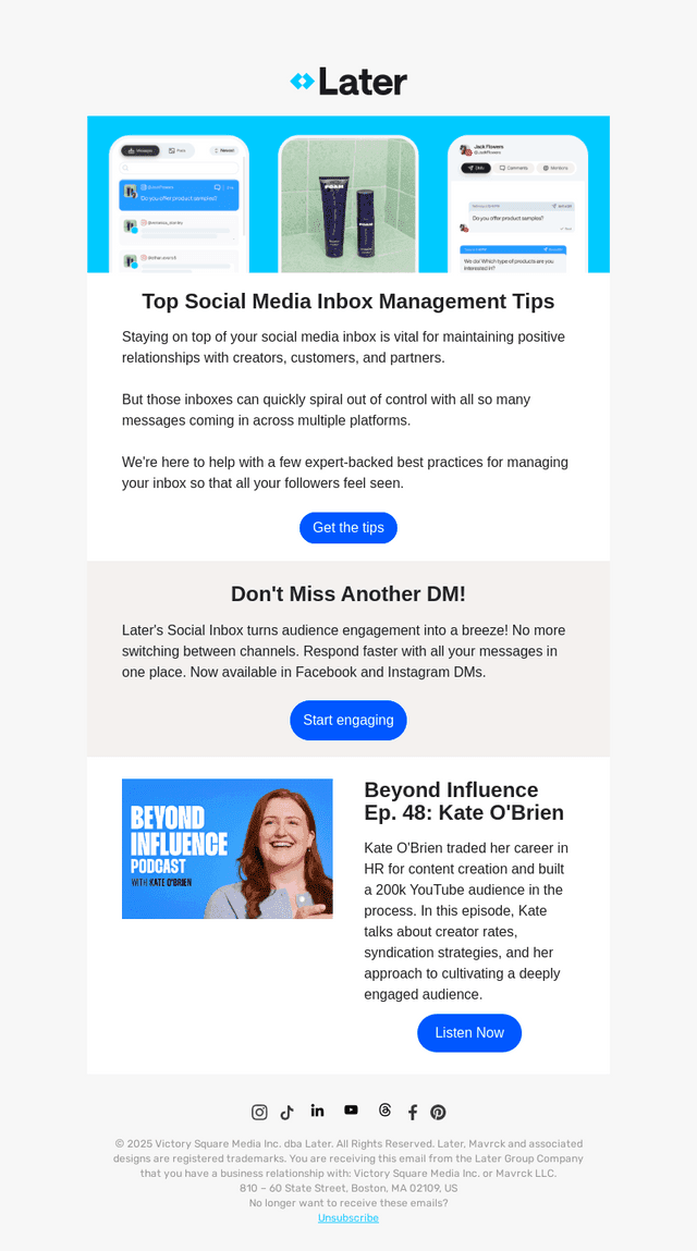 Your social inbox, simplified