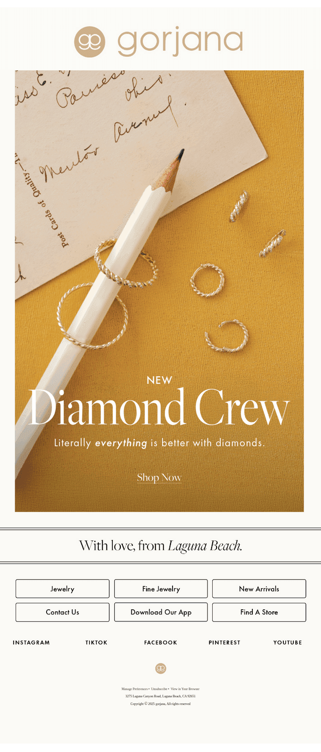 "Just add diamonds to it"