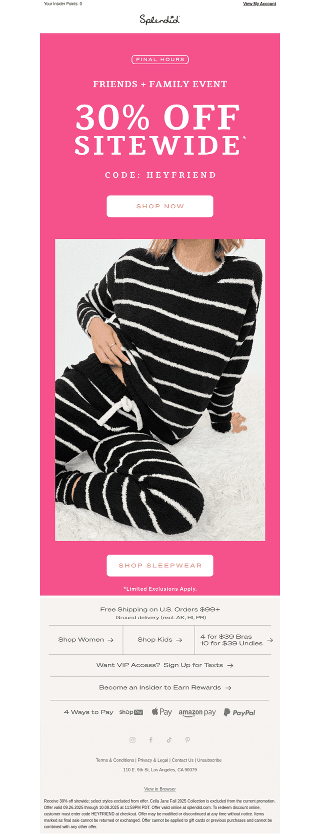 FINAL HOURS: 30% Off Sitewide